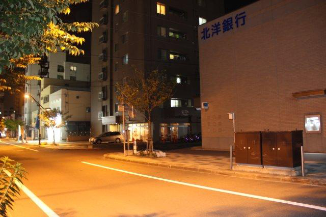 目印の「北洋銀行さんの跡地」です。イメージ