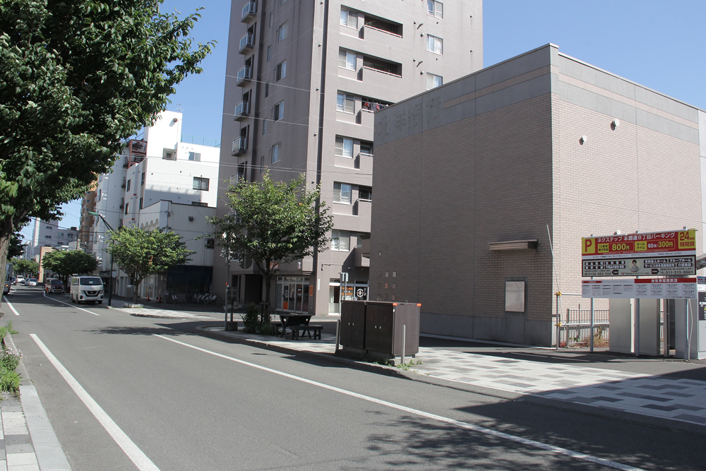 目印の「北洋銀行さんの跡地」です。イメージ